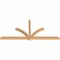 Ekena Millwork Redmond Timber Gable Bracket, Western Red Cedar, 108"W x 49"H x 3 1/2"D x 3 1/2"F, 11/12 Pitch GBW108X49X0404RED00SWR - alternate 3